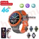 Детские смарт часы-телефон Smart Watch K55 4G с SIM картой, GPS, кнопкой SOS, прослушкой, видеозвонком Розовый - изображение 4