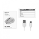Мышка REAL-EL RM-480W Wireless/Bluetooth White (EL123200050) (239379) - изображение 7