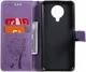 Чехол для Nokia G20 (чехол кот и дерево) Lilac (24256-3B) - изображение 2