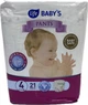 Підгузки-трусики 4 розміру Life Baby`s , 7-14 кг, 21 шт - зображення 1