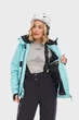 Куртка гірськолижна Brooklet Lili Baby blue жіноча - 202303BLJ-01 - XL - изображение 2