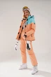 Куртка гірськолижна Brooklet Lili Melon orange/Baby blue жіноча - 202303BLJ-04 - S - изображение 10