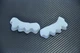 Силіконовий міжпальцевий коректор роздільник пальців Hallux Valgus White - изображение 4