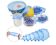 Універсальні силіконові кришки 6 шт Stretch and Fresh Blue - зображення 1