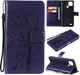 Чохол книжка Pattern для Realme C21Y (кіт та дерево) Violet (24856-2F) - зображення 1