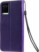 Чохол книжка Vivo Y33s Кіт та Дерево Violet (30468-2F) - зображення 2