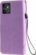 Чехол книжка Motorola G32 Кот и Дерево Lilac (33333-3B) - изображение 2