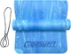 Професійний спортивний нековзний килимок каремат для йоги та фітнесу EasyFit PER Premium Mat EF-1930-1-B 183х61х0.8 см синiй - зображення 2