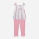 Дитячий комплект (блузка + лосини) для дівчинки Calvin Klein 82840787 104 см Різнокольоровий (1159821692) - зображення 1