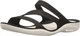 Женские шлепанцы Crocs Jibbitz Swiftwater Sandal 203998-066 42-43 (W11) 27 см Черные с белым (887350888539) - изображение 2