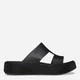 Женские шлепанцы для пляжа Crocs Getaway Platform H-Strap Blk 209409-001 42-43 (W11) 27 см Black (196265540204) - изображение 1