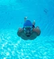 Окуляри для плавання Zoggs Horizon Flex Mask (прозоро чорний, прозорі лінзи) (461108.CLBKCLR) - зображення 4