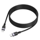 Кабель для зарядки Hoco X109 Type-C to Lightning Energy silicone charging data cable 2м Черный - изображение 3