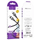 Кабель для зарядки Hoco X109 Type-C to Lightning Energy silicone charging data cable 2м Черный - изображение 4