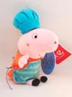 Плюшевая игрушка Свинка Пеппа Повар в колпаке и переднике 20 см Peppa из семьи Пеппа Голограмма в коробке Розовая - изображение 5