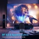 Проектор Magcubic HY320 4K Android 11 390ANSI WiFi6 Miracast/AirPlay кінотеатр портативний Black - изображение 10