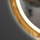 Дзеркало капсула дерев'яне з LED-підсвіткою Luxury Wood Freedom&nbsp;Natural Oak&nbsp;Дуб 50x80 см - зображення 3
