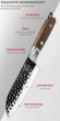 Ніж шеф кухаря Grandsharp Santoku Knife 5 дюймів у подарунковій коробці - зображення 6