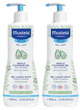 Молочко для тіла Mustela Hydra Baby 2x500 мл (8436034154372) - зображення 1