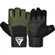 Перчатки для фітнесу RDX W3 ARMY GREEN WITH EVA PADDING-M - зображення 2