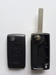 Корпус викидного ключа Peugeot 407 4007 607 Galakeys 3 кнопки батарейка на платі лезо VA2 (01-09) - зображення 2