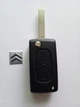 Корпус выкидного ключа для Citroen C1 C2 С3 С4 Berlingo Galakeys 2 кнопки батарейка на плате (05-09) - изображение 1