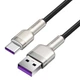 Кабель Baseus Cafule Series Metal Data Cable USB to Type-C 66W 2m Black (CAKF000201) - зображення 1