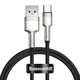 Кабель Baseus Cafule Series Metal Data Cable USB to Type-C 66W 2m Black (CAKF000201) - зображення 3