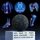 Масажний м'яч PowerPlay PP-4350 Epp Massage Ball (d8) Чорно/Синій - изображение 10