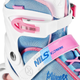 Ролики Nils Extreme Princess Girl NA18168A 39-42 L Білі (5907695557077) - зображення 5