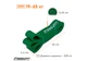 Гумова петля-еспандер Easyfit Origin 19-65 кг гумка для підтягувань, фітнесу та тренувань Зелена (EF-2654-5) - зображення 8