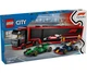 Конструктор LEGO Вантажівка F1 з RB20 та AMR24 (60445) - зображення 1