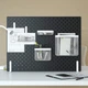 Комбінація перфорованих плит IKEA SKADIS чорний, 76x56 см, 295.159.80 - зображення 2
