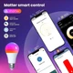 Розумна WiFi лампочка MOES Matter Tuya Smart LED Bulb E27 9W 2700K-6500K Apple Home, Google Home, Alexa - изображение 3