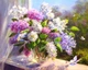 Картины по номерам 40×50 см. Букет сирени Kontur DS0434 - изображение 1