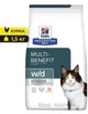 Ветеринарна дієта для котів Hill’s Prescription Diet w/d Multi-Benefit Хілс сухий корм з куркою при цукровому діабеті та ожирінні 1,5 кг (052742919102) - изображение 1