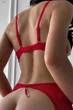 Бюстгальтер з відкритими грудьми ZHU-ZHA 42/44(S/M) Червоний (107506) - зображення 3