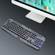 Комплект игровых клавиатуры и мыши проводной с RGB подсветкой геймерский для компьютера - изображение 6