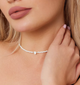 Чокер из бисера белый с сердцем бижутерия Fashion Jewerly (SVS) - изображение 1