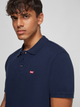 Koszulka polo męska elegancka Levi's Hm Pique 35883-0005 2XL Ciemnogranatowa (5400970028472) - obraz 5