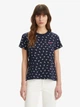 Футболка бавовняна жіноча Levi's The Perfect 39185-0327 L Темно-синя (5401157434420) - зображення 1