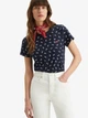 Футболка бавовняна жіноча Levi's The Perfect 39185-0327 M Темно-синя (5401157434437) - зображення 3