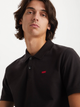 Koszulka polo męska elegancka Levi's Slim Housemark A4842-0015 L Czarna (5401105659066) - obraz 3