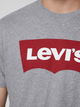 Koszulka męska bawełniana Levi's Graphic Setin Neck 17783-0138 2XL Szara (5415211983274) - obraz 4