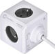 Rozgałęźnik sieciowy Allocacoc PowerCube Extended 2x USB, 4x type E (FR) 1.5m Grey (2402GY/FREUPC) - obraz 4