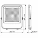 LED прожектор PREMIUM VIDEX F2 100W 5000K - изображение 5