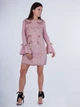 Платье с велюровыми узорами Lipsy LP2-117 M (38724M) Розовый - изображение 1
