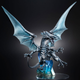 Figurka Megahouse Yu Gi Oh Holographic Edition Art Works Duel Monsters Blue Eyes White Dragon 28 cm (4535123834691) - obraz 3