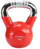 Kettlebell HMS zeliwny gumowany 6 kg czerwony KTC06 (5907695524246) - obraz 1