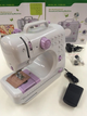 Электрическая швейная машинка Sewing Machine 505 портативная 12 программ строчки с подсветкой реверсом педалью Белая - изображение 3